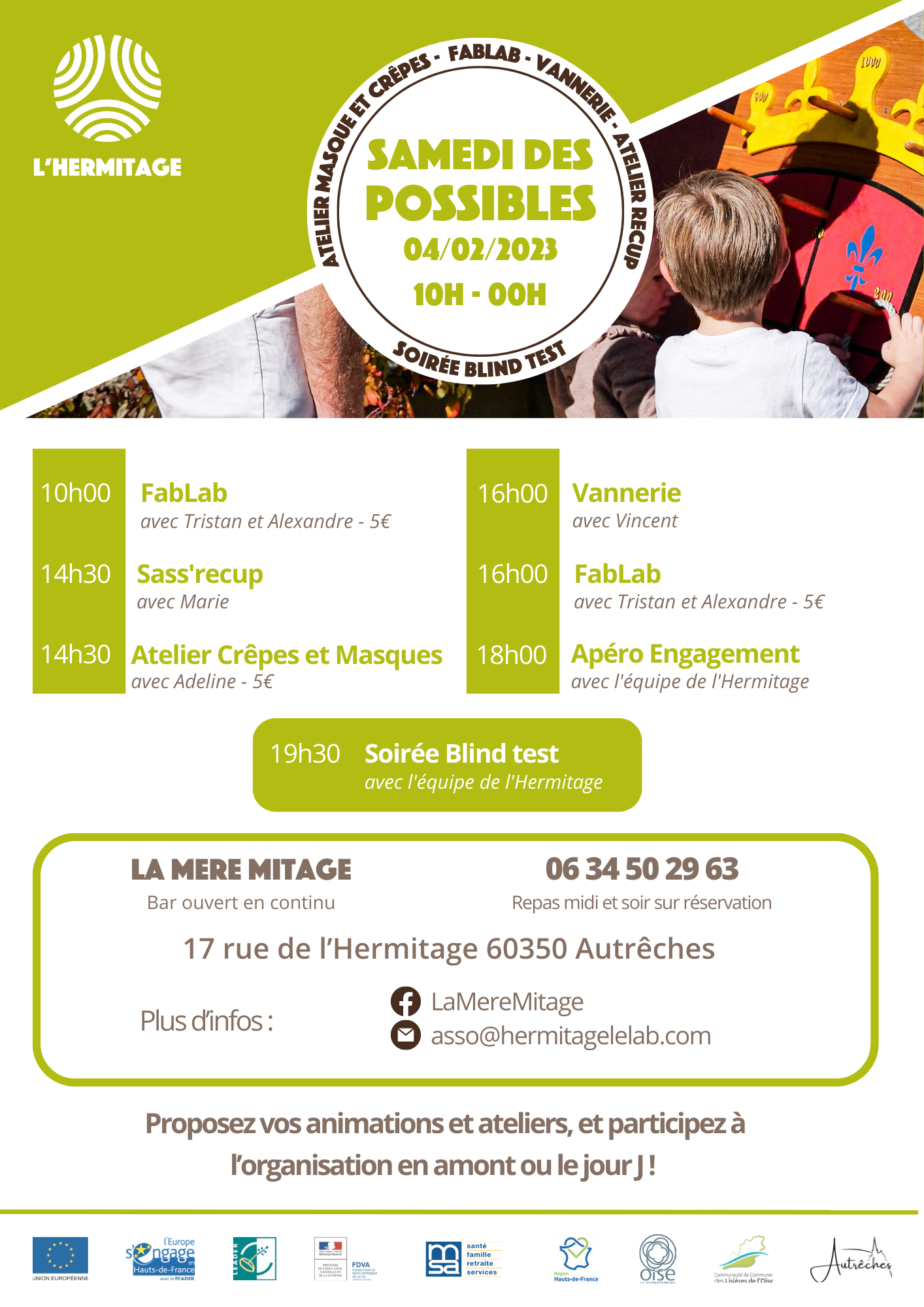 Samedi des possibles avec programme